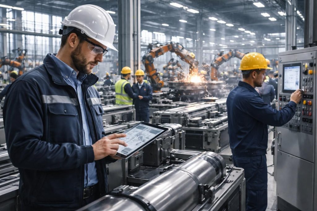 découvrez les métiers essentiels de l'industrie en usine, leurs rôles, compétences requises et opportunités pour construire une carrière solide dans le secteur industriel.