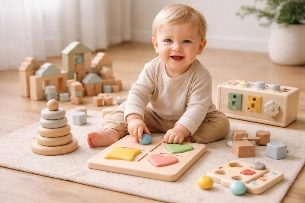 découvrez des jeux montessori adaptés aux enfants de 18 mois pour stimuler leur développement, leur motricité fine et leur curiosité naturelle.